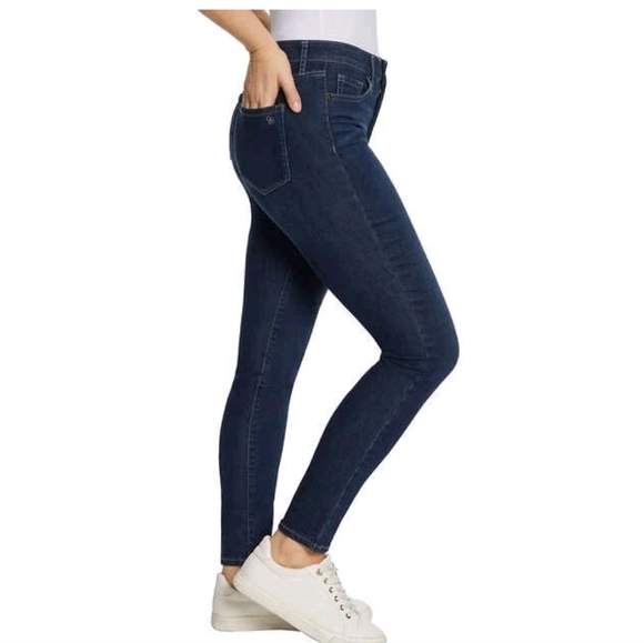 NWT Jessica Simpson Ladies' High Rise Skinny Jean Blue 10 - Picture 3 of 5
